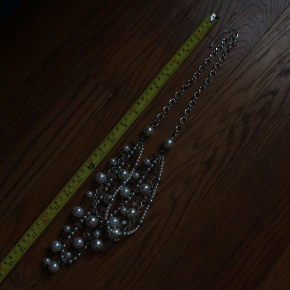 Vintage SAQ Faux Pearl Necklace - Picture 5 of 5